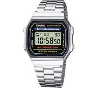 Casio Armbanduhr A168WA-1YES (B x H) 36.30 mm x 38.60 mm Silber Gehäusematerial=Kunstharz Material (Armband)=Edelstahl