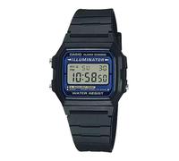 Casio - Armbanduhr Casio Digitalanzeige im Vintage Design F-105W-1AWYEF mit Licht und Stoppuhr