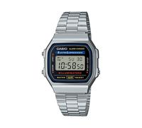 Casio - Armbanduhr Casio Digitalanzeige Vintage Design A168WA-1YES mit Licht und Stoppuhr