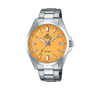 Casio - Armbanduhr Casio EFV-100D-9BVUEF mit orangefarbenen Ziffernblatt