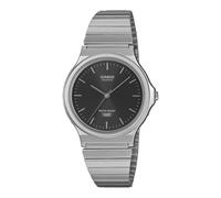 Casio - Armbanduhr Casio MQ-24DA-2AEF mit Analoganzeige, schwarzen Zifferblatt und silbernen Metallarmbandba