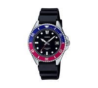 CASIO Collection Uhr MDV-10-1A2V | Rot/Blau, Hellblau/Silber