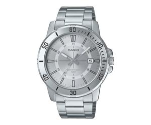 Casio Armbanduhr MTP-VD01D-7CVUDF, Silber, Armband