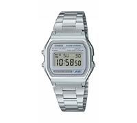 Casio - Armbanduhr Unisex mit Digitalanzeige Casio A158WEA-7EF mit Licht und Alarm