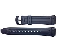 Casio Uhrenarmband Resin Band schwarz AW-80 AW-82, Gurt, Schwarz, schwarz, Gurt