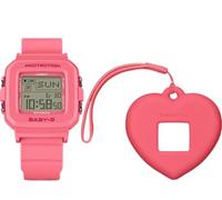 Casio Baby-G BGD-10KH-4 Digitale rosa Uhr mit Herzanhänger