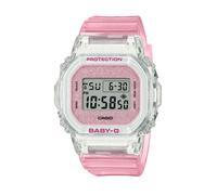 Casio BGD-565GC-4ER Baby-G Digital Damenuhr rose/transparent/weiß