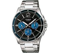 Casio Casio Collection Herren Silber Uhr MTP-1374PD-2AVEF Einheitsgröße