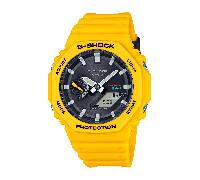 Casio - Casio-Combiuhr analog/digital-GA-B2100C-9AER gelb