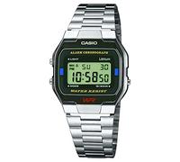 Casio Chronograph Armbanduhr A163WA-1QES (L x B x H) 36.8 x 33 x 9.1 mm Silber Gehäusematerial=Edelstahl Material (Armb