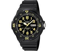 Casio Collection Herren-Armbanduhr MRW200H9BVEF, schwarz/Gelb