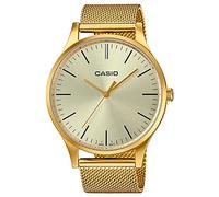 CASIO COLLECTION RETRO Unisex Erwachsene Armbanduhr Analog Quarz Edelstahl LTP-E140G-9AEF