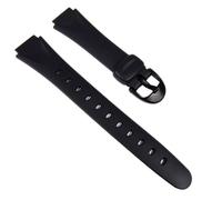 Casio 10129723 Uhrenarmband aus Kunstharz für Herrenuhr Schwarz (14), Schwarz, Riemen