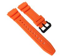 Casio Collection Uhrenarmband 16mm Resin orange W-218H-4B2VER, W-214H