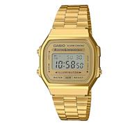 Casio Collection Unisex Retro Armbanduhr A168WG-9EF, Gold/Gold/Grau, Einheitsgröße