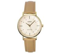 Casio Damen Analog-Digital Uhr mit Leder Armband LTP-VT03GL-4BDF
