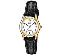 Casio Damen Analog Quarz mit Leder Armbanduhr LTP 1154PQ 7B