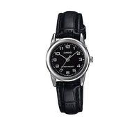 CASIO Damen-Armbanduhr Analog Quarz Leder LTP-V001L-1