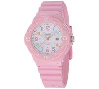 Casio Damen-Armbanduhr LRW-200H-2BVCF aus Edelstahl, Kunstharz-Armband, Pink, Analoguhr