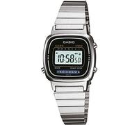 Casio Damen Digital mit Edelstahl Armbanduhr LA670W