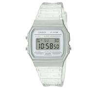 Casio Damen Digital Quarz Uhr mit Resin Armband F-91WS-7EF, Transparent