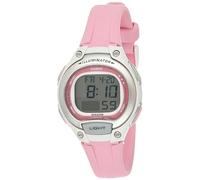 CASIO Damen Uhr LW-203-4A Rosa Gummi Riemen 39 mm Edelstahl Gehäuse 11 mm 50 m Wasserdicht Quarz Digital Display Schnalle Sport Dressy/Formal Grau Mineral Glas