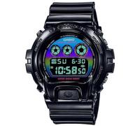 Casio Uhren DW-6900RGB-1ER G-Shock Digital Herrenuhr Schwarz/Regenbogen