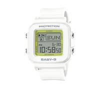 Casio Digitale Damen-Armbanduhr mit Armband aus Kunstharz, BGD10K-7, weiß