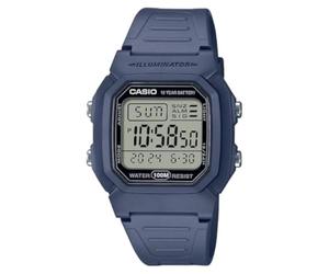Casio Digitales schwarzes Zifferblatt für Jugendliche, Unisex, W-800H-2AVDF (D333), Schwarz, Modern