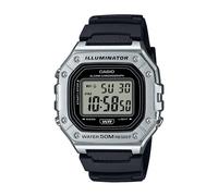 Casio - Digitaluhr von Casio W-218HM-7AVEF mit Alarm Licht und Stoppuhr und großer Anzeige