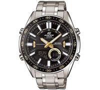 Casio Edifice Herren Massives Edelstahlgehäuse und Edelstahlarmband Uhrenarmband EFV-C100D-1BVEF