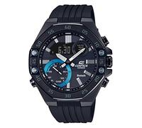 Casio Edifice Smartphone Link World Time Quarz Ecb-10Pb-1A Ecb10Pb-1A 100M Herren-Armbanduhr, schwarz, digital, Quarzwerk, Schwarz , Digitales Quarz-Uhrwerk