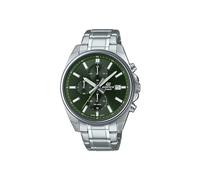 Casio Armbanduhr Edifice EFV-610D-3CV Herren Chronograph Silber/Grün