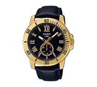 Casio Enticer MTP-VD200GL-1BUDF (A2074) für Herren, analog, schwarzes Zifferblatt