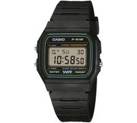 Casio F-91W-3DG Armbanduhr schwarz, Armband