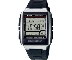 Casio Funk Armbanduhr Wave Ceptor WV-59R-1AEF (L x B x H) 48.3 x 39 x 12.5 mm Silber Gehäusematerial=Edelstahl, Harz Material (Armband)=Harz
