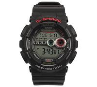 Casio G-Shock Analog-Digitale Weltzeituhr, Schwarz/Grau, Sportlich