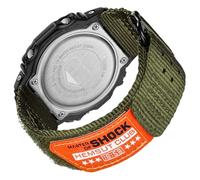 Casio G-Shock GA-100/110/120/135/2100 DW-5600E/5610/5700/8900 Uhrenarmband 16 mm Lederband mit Casio Klettverschluss