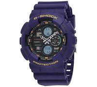 Casio G-Shock GA-140-6ADR Armbanduhr, analog, Unisex, mit Armband aus Kunstharz, Violett