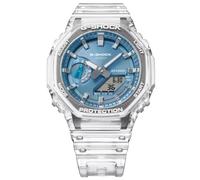 Casio G-Shock GA2100BM-7A2, achteckiges himmelblaues Zifferblatt, durchscheinendes Kunstharz, Uhr