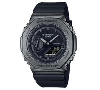 Casio G-Shock GM-2100BB-1AER Herren Armbanduhr Analog Digital Quarz mit Kunststoffband, Schwarz, 20 Bar Wasserdicht, Stoppuhr Weltzeit Alarm Beleuchtung