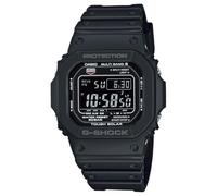 Casio G-Shock GWM5610U-1B Herren-Armbanduhr, solarbetrieben, digital, digital, Multi-Band 6 funkgesteuert, 200 m wasserdicht, stoßfest, LED-Hintergrundbeleuchtung, schwarzes Harzarmband