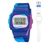 Casio G-Shock Herren Blau Uhr DWE-5600PR-2ER Einheitsgröße