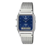 Casio G-Shock Vintage Collection Armbanduhr AQ230, silber/blue, Retro