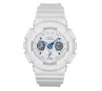 Casio G-Shock World Time Damen-Armbanduhr GMA-S120SA-7A2DR Quarz Analog Digital weißes Zifferblatt