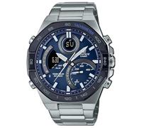 Casio Gebäude | blaues Zifferblatt | Edelstahlarmband ECB-950DB-2AEF