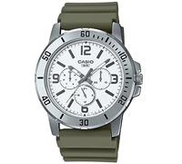 Casio General MTP-VD300-3B Grün Resin Band Männer, Grün, Gurt