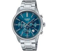 Casio Herren Analog-Digital Quarz Uhr mit Edelstahl Armband MTP-E515D-2A1VDF