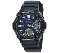 Casio Herren Analog-Digital-Quarzuhr mit Kunststoffband AD263, blau, Gurt