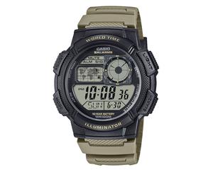 Casio Herren Armbanduhr AE-1000W-5AVEF digital schwarz-khaki